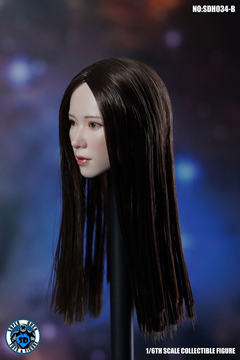 Female Head Sculpture - ABC Three Styles 1/6