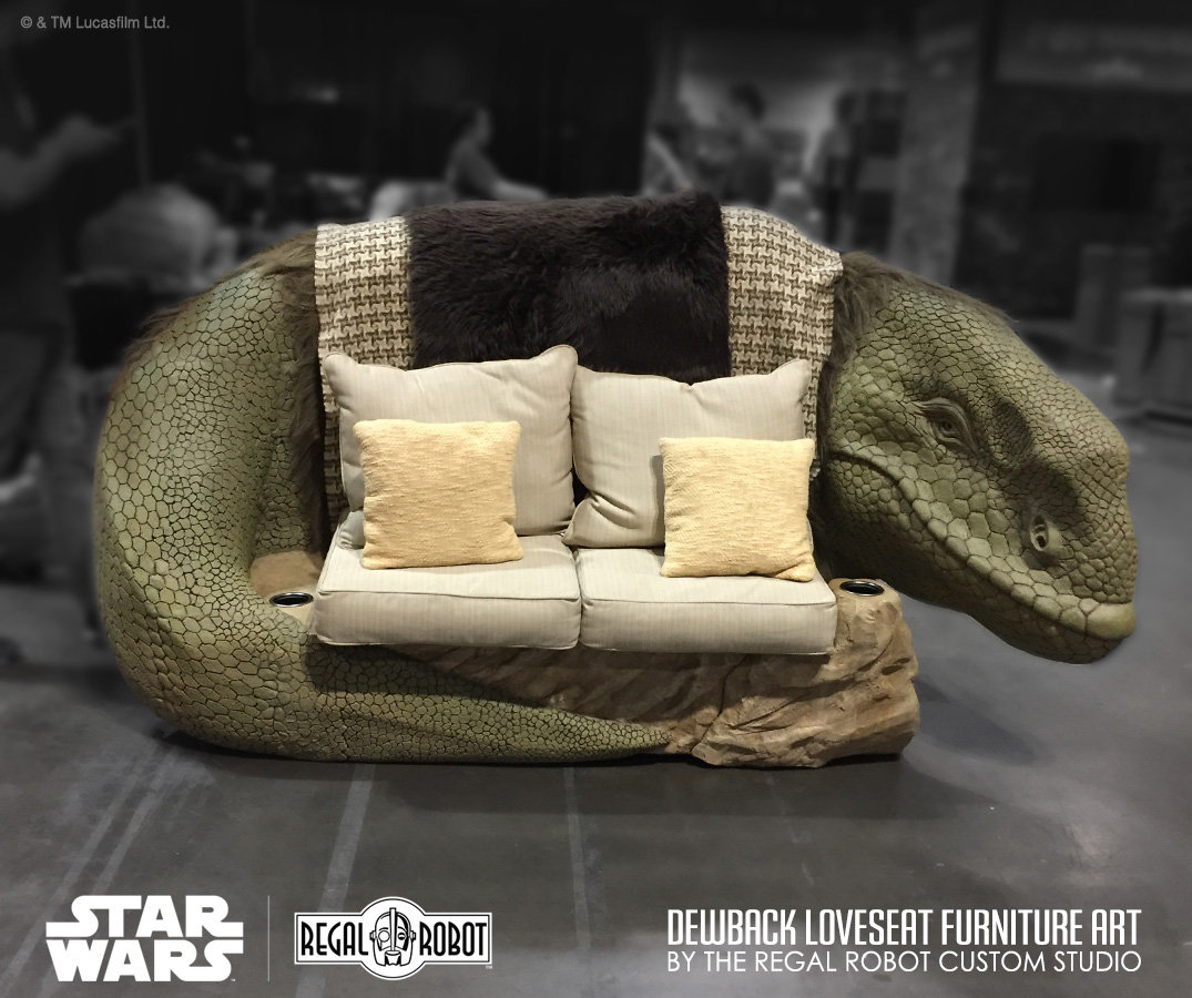 Dewback Loveseat Wetback Lizard Sofa