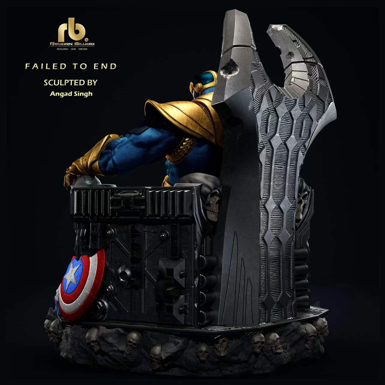 Thanos on Throne