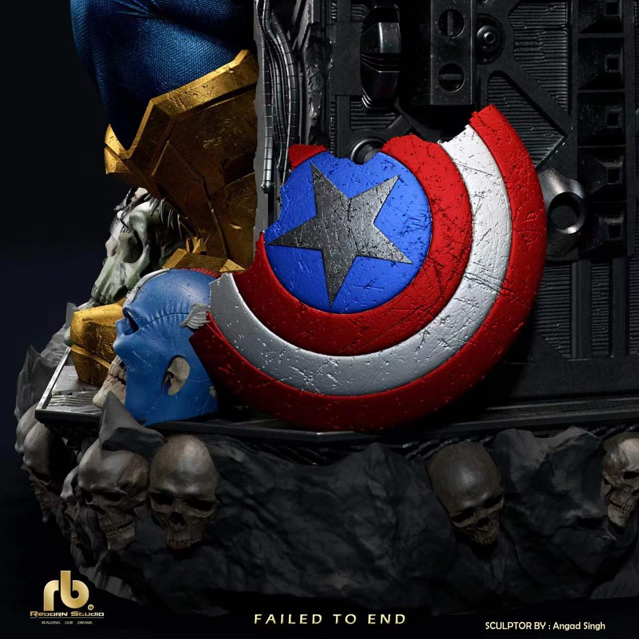 Thanos on Throne