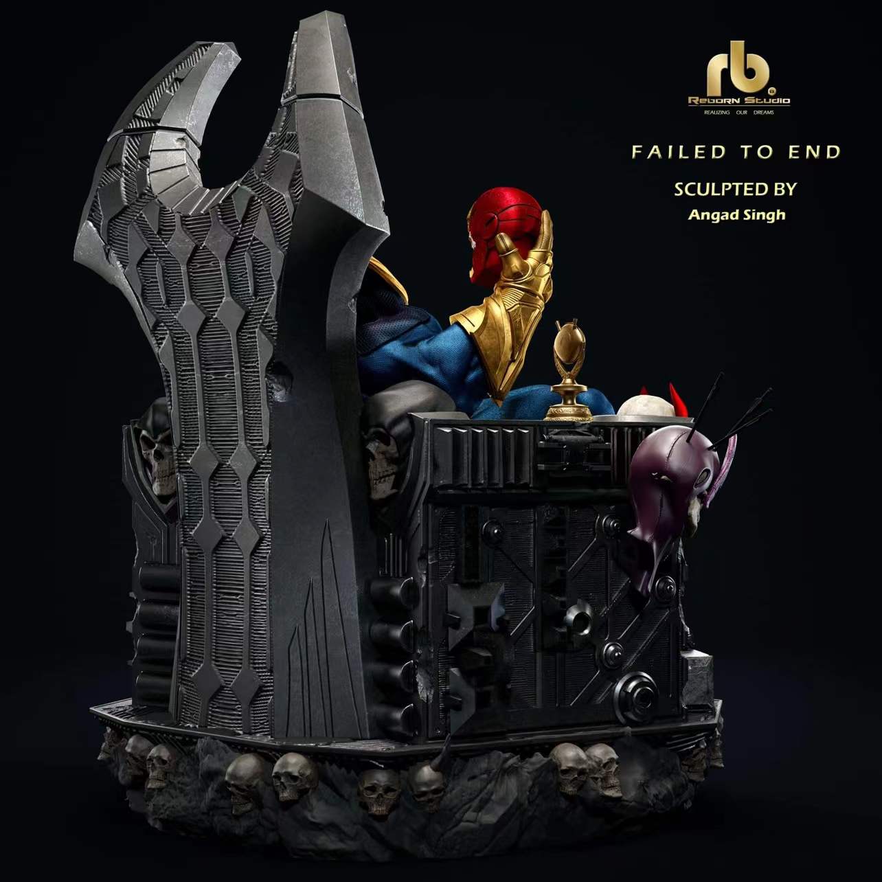 Thanos on Throne
