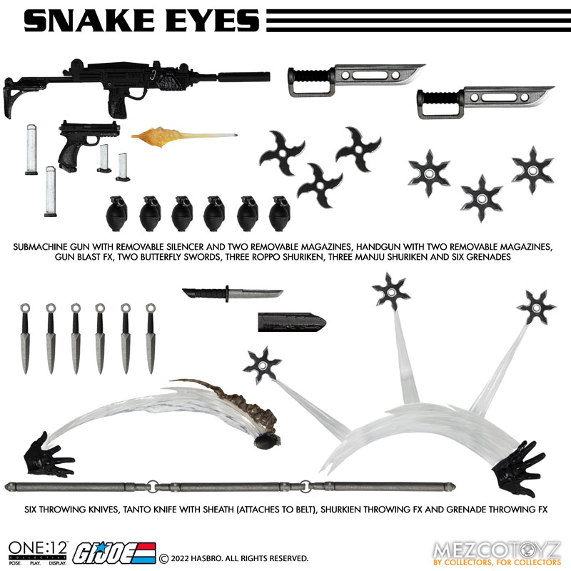 ONE:12 Collective / G.I. Joe: Snake Eyes 1/12 Action Figure DX Edition