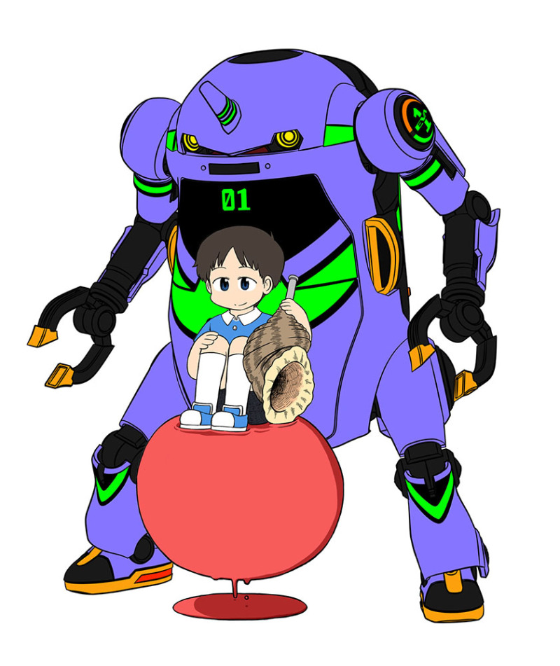 Mechatro Wego Eva Collaboration Series Vol.5 Shogouki + Shinji Ikari