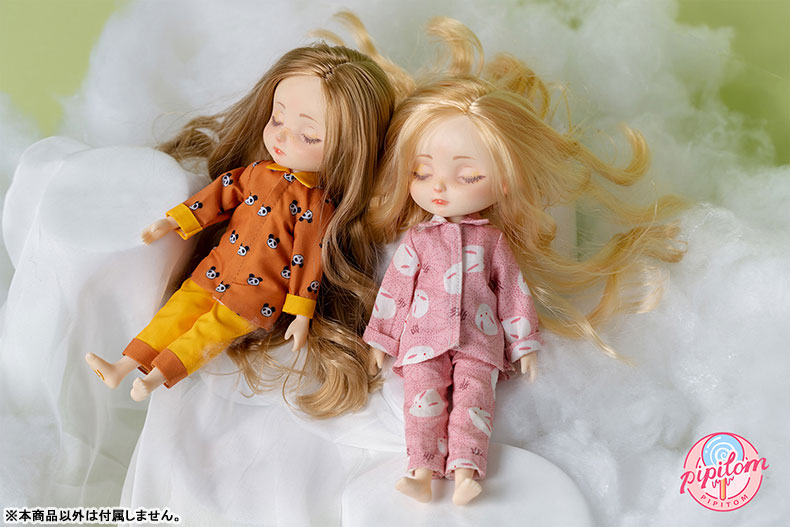 Bobee Happy at Home Orange Panda Pajamas 1/8