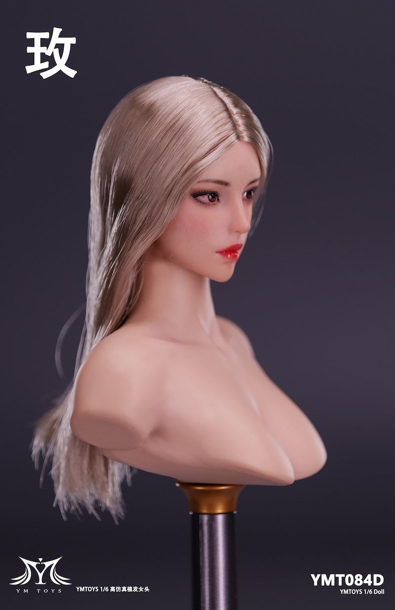 Asian female head carving Fei & Mei YMT083/YMT084 1/6