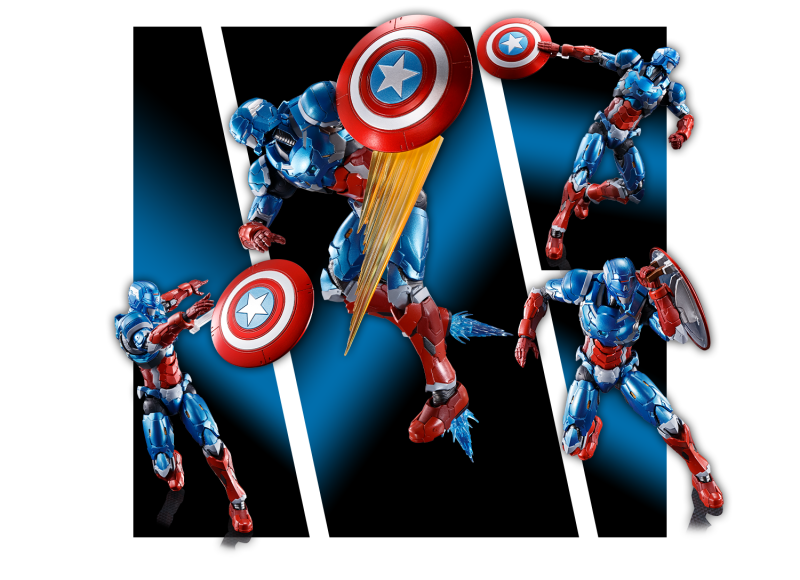 SHFiguarts Captain America (Tech on Avengers)