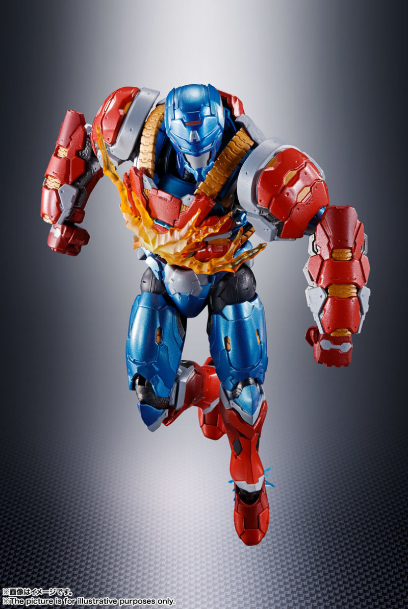 SHFiguarts Captain America (Tech on Avengers)