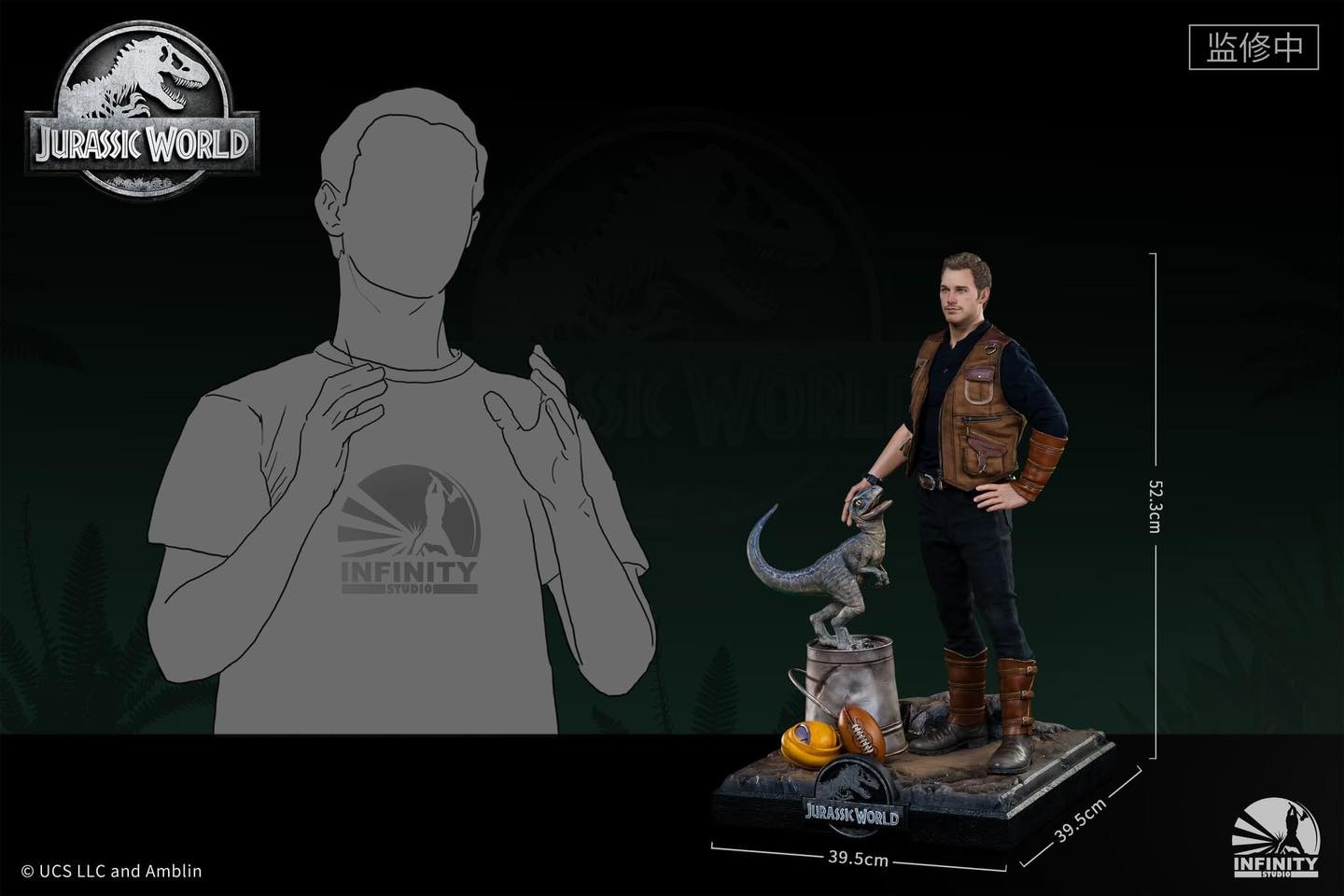 Jurassic World: Fallen Kingdom - Owen & Blue 1/4