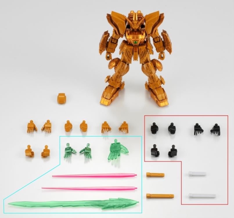 Mobile Warrior Gundam G Frame FA Shining & Option Parts Set