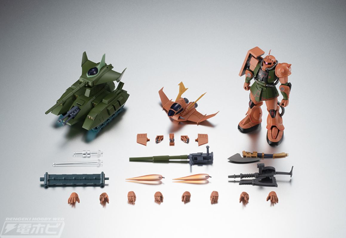 ROBOT SPIRITS  MS-06FS Garma Zaku II & Magella Attack Earth descent operation set ver. ANIME