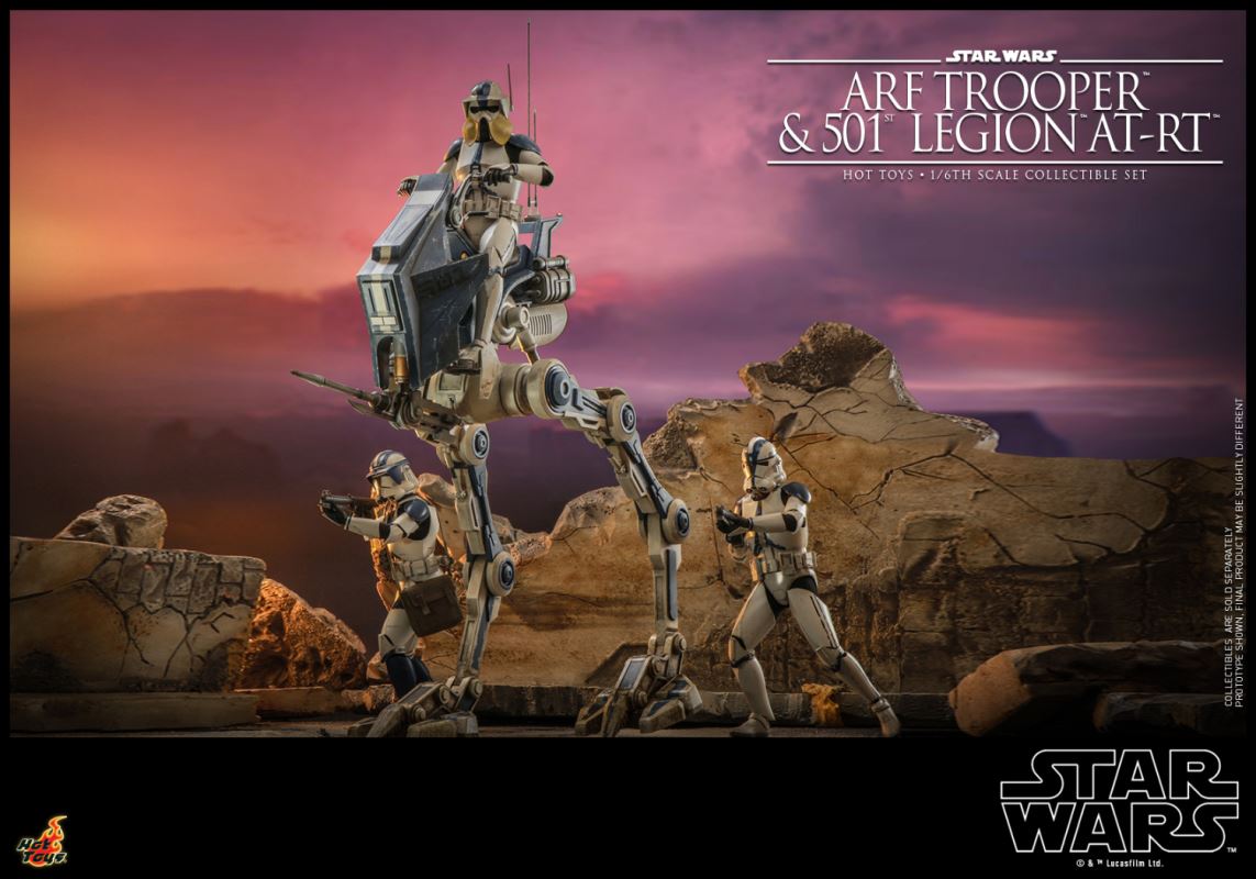 Star Wars - The Clone Wars - 501 Legion Scout & AT-RT Walker