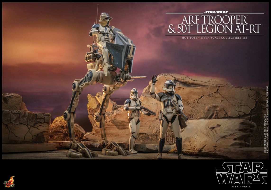 Star Wars - The Clone Wars - 501 Legion Scout & AT-RT Walker