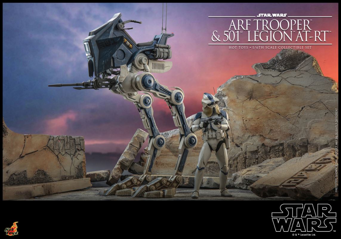 Star Wars - The Clone Wars - 501 Legion Scout & AT-RT Walker