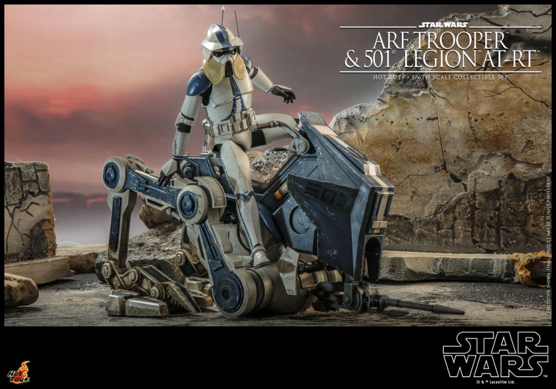 Star Wars - The Clone Wars - 501 Legion Scout & AT-RT Walker