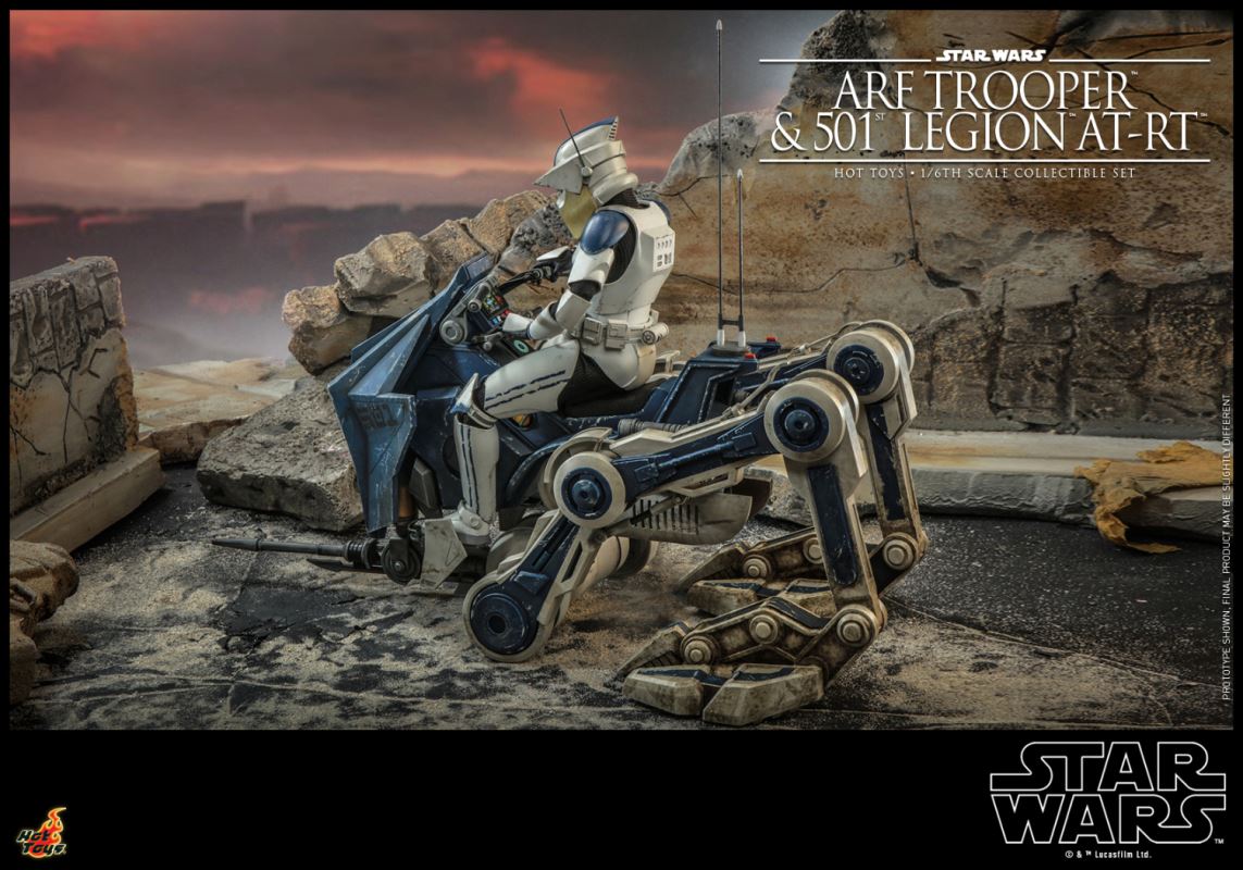 Star Wars - The Clone Wars - 501 Legion Scout & AT-RT Walker