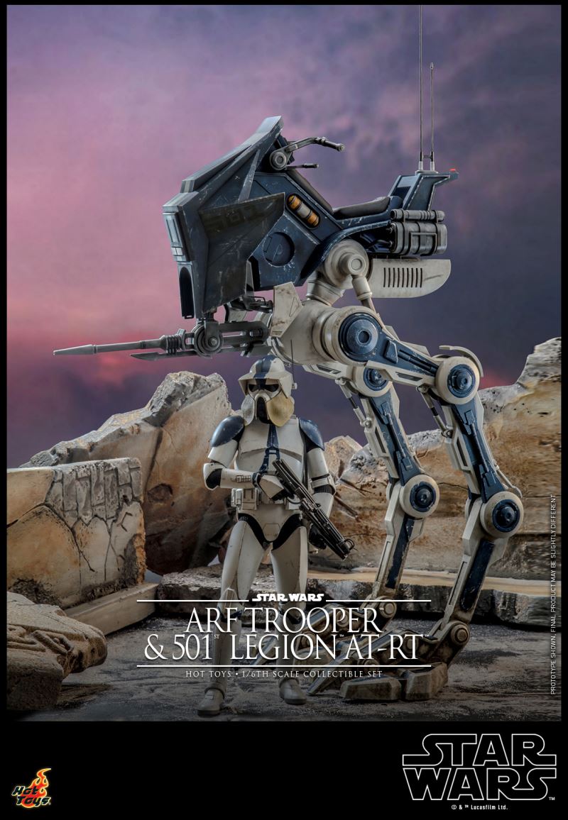 Star Wars - The Clone Wars - 501 Legion Scout & AT-RT Walker
