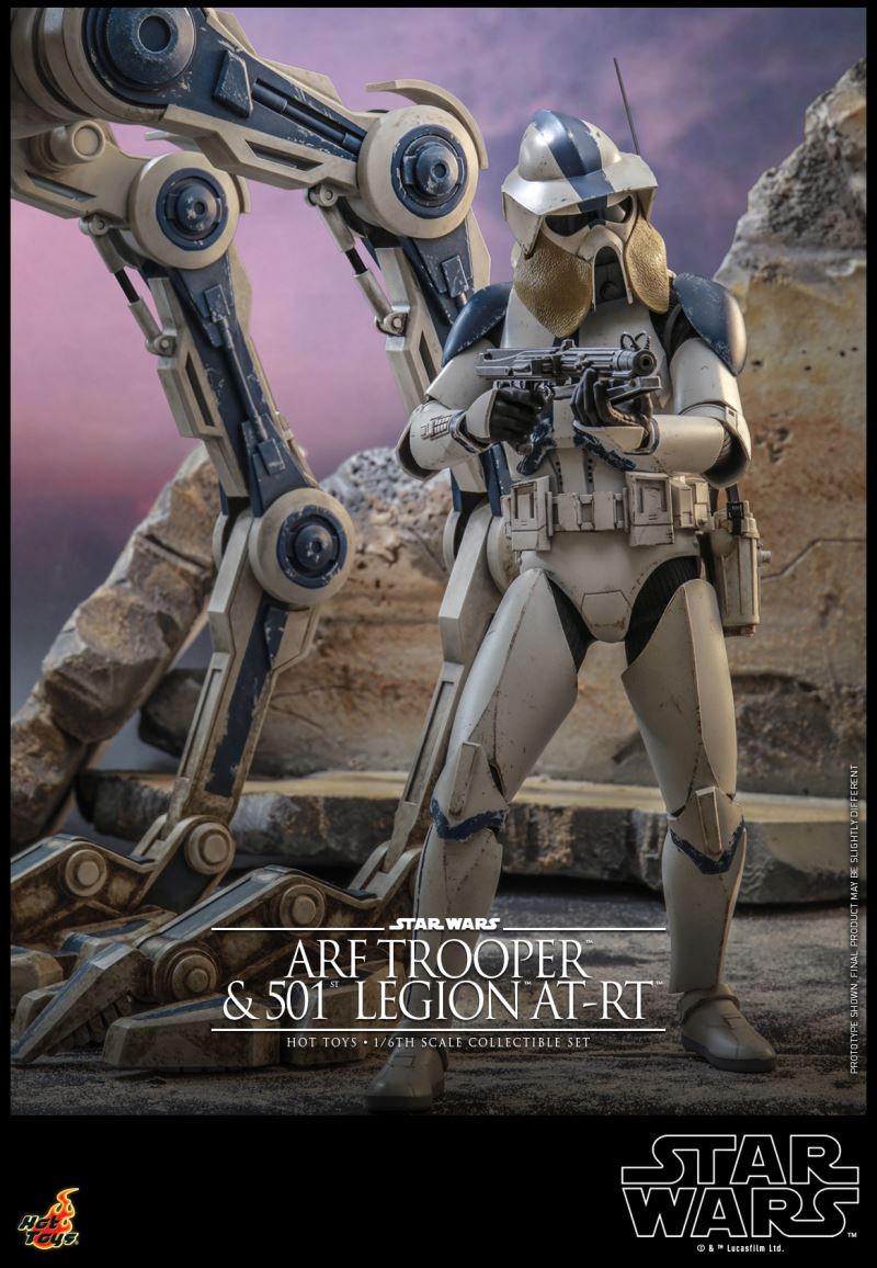 Star Wars - The Clone Wars - 501 Legion Scout & AT-RT Walker