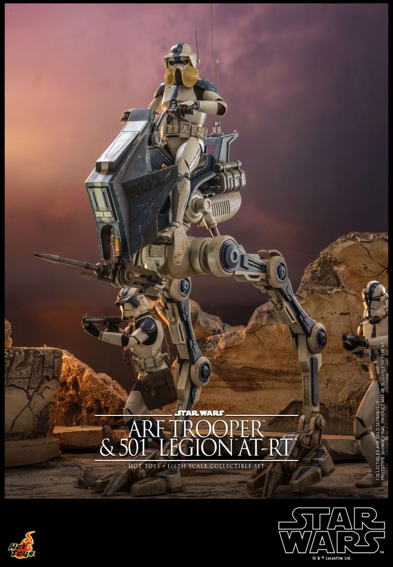 Star Wars - The Clone Wars - 501 Legion Scout & AT-RT Walker