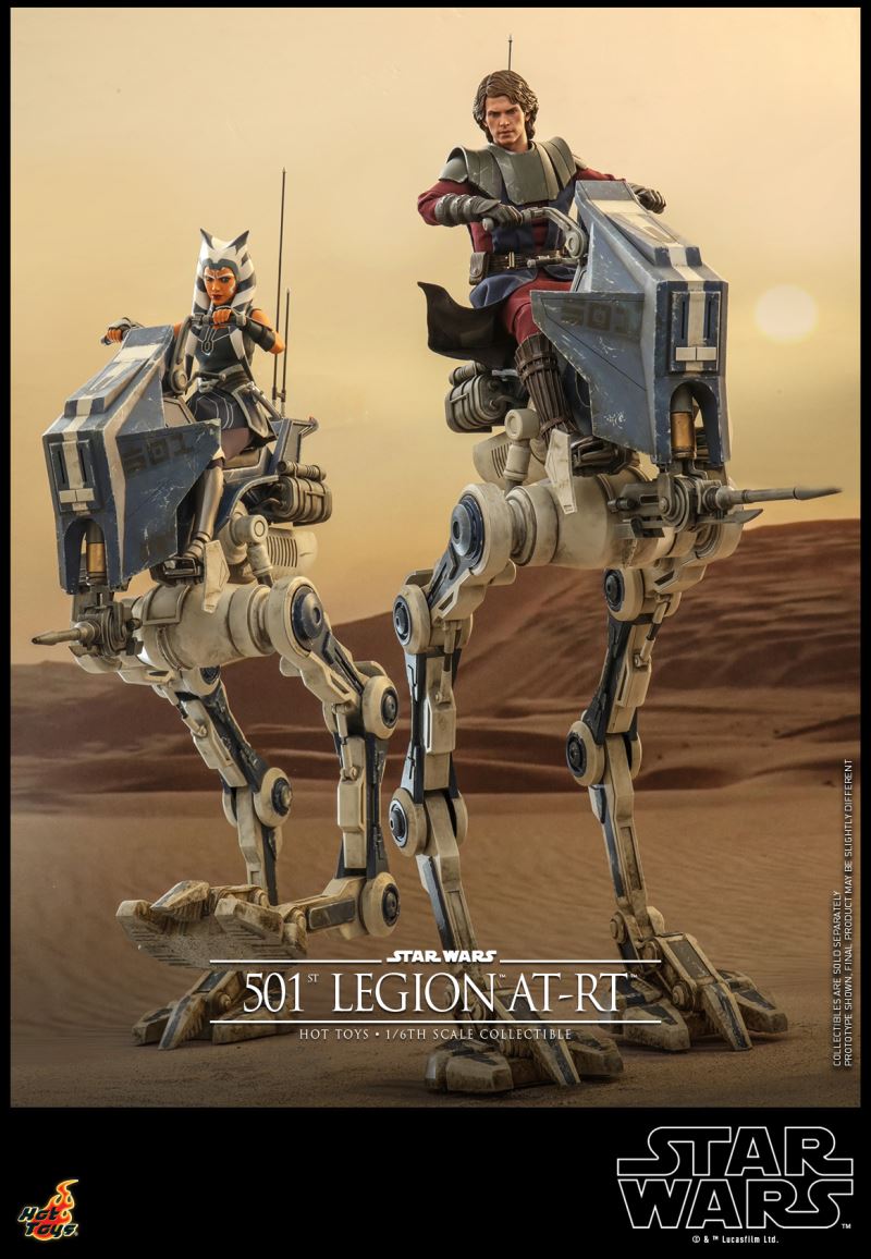 Star Wars - The Clone Wars - 501 Legion Scout & AT-RT Walker