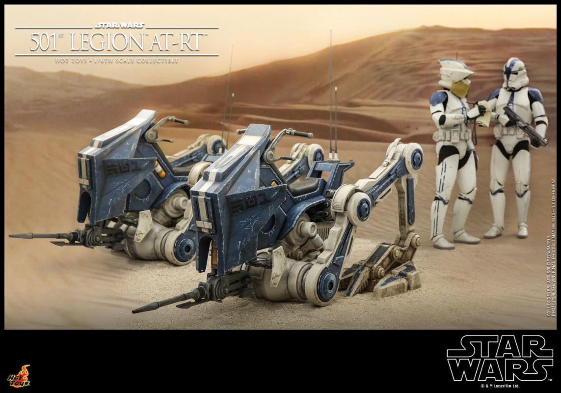 Star Wars - The Clone Wars - 501 Legion Scout & AT-RT Walker