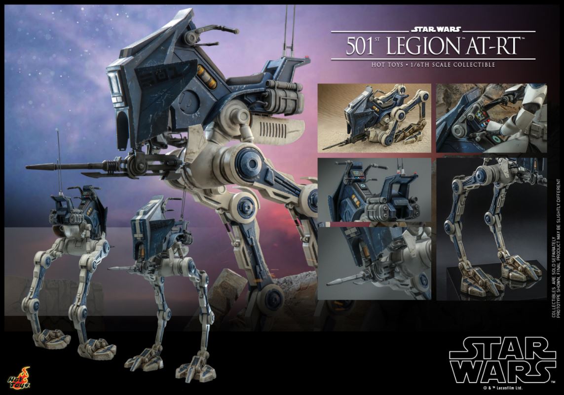Star Wars - The Clone Wars - 501 Legion Scout & AT-RT Walker