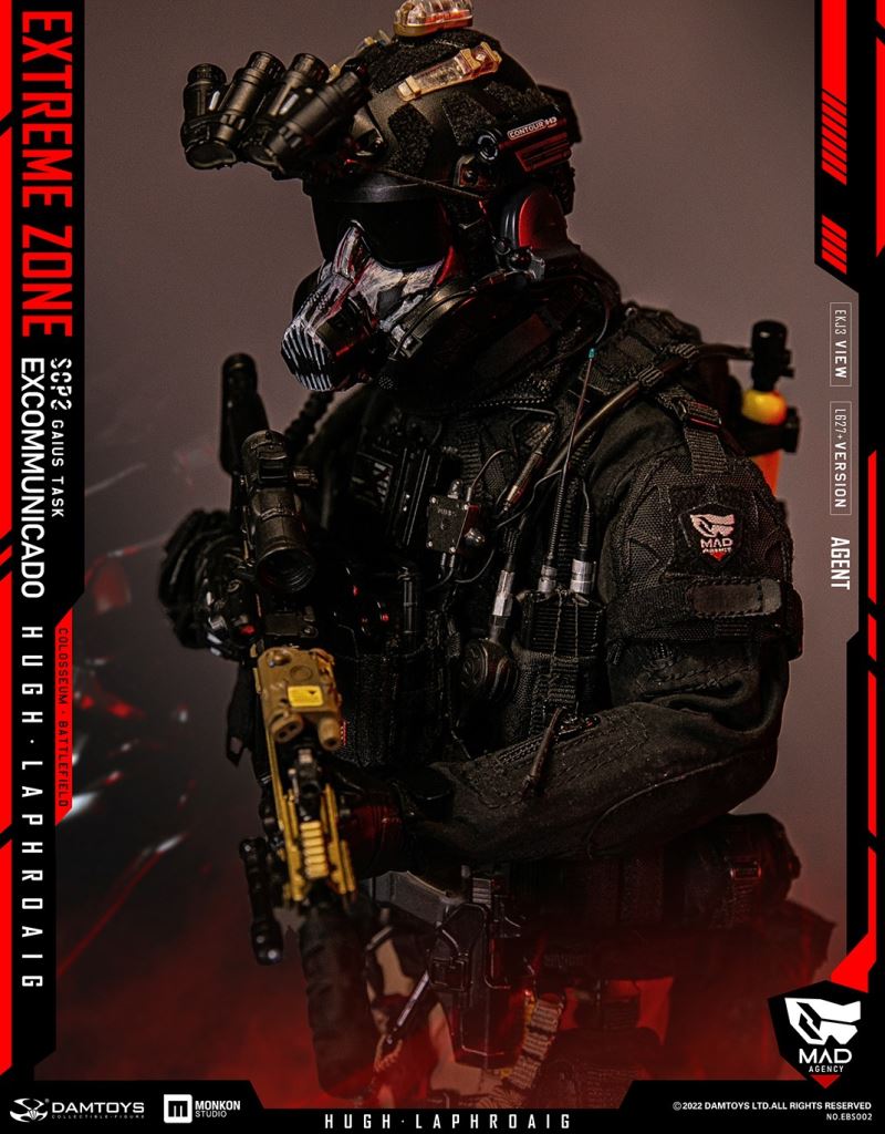 Original Story Collectible Figure Xtreme Battlefield - Agent Hugh Laphroaig 1/6