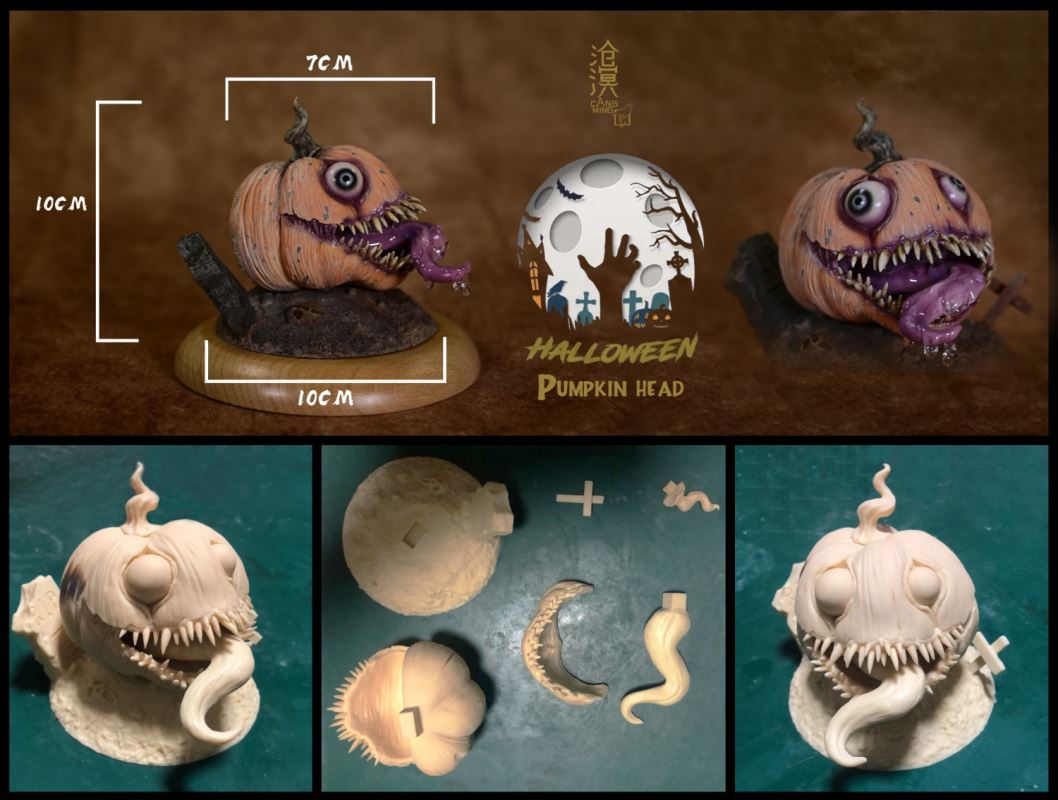 HALLOWEEN PUMPKIN HEAD