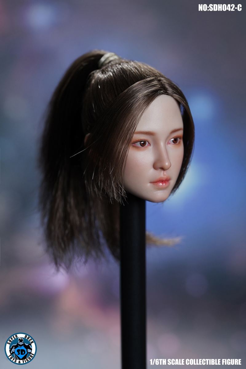 Female head carving SDH042 1/6