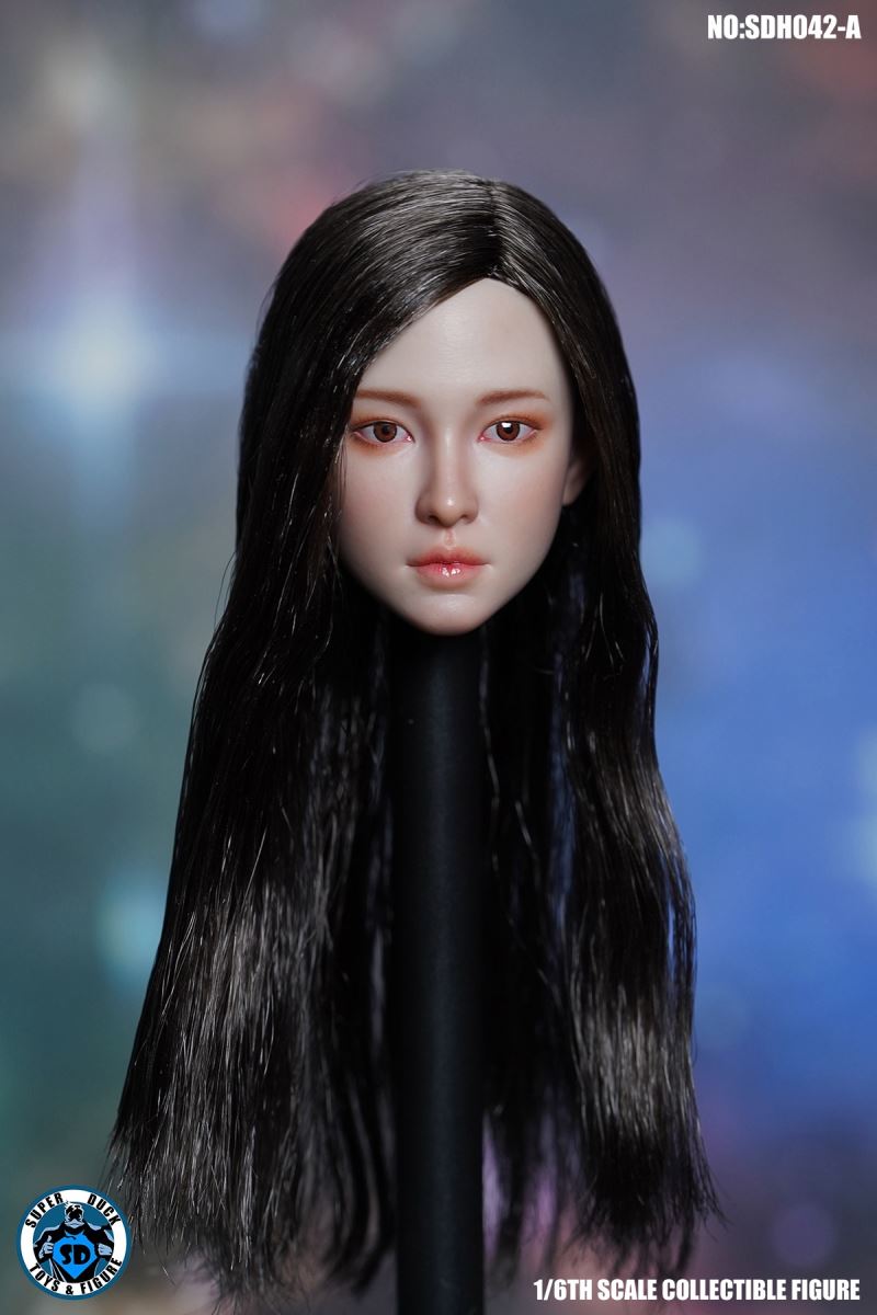 Female head carving SDH042 1/6