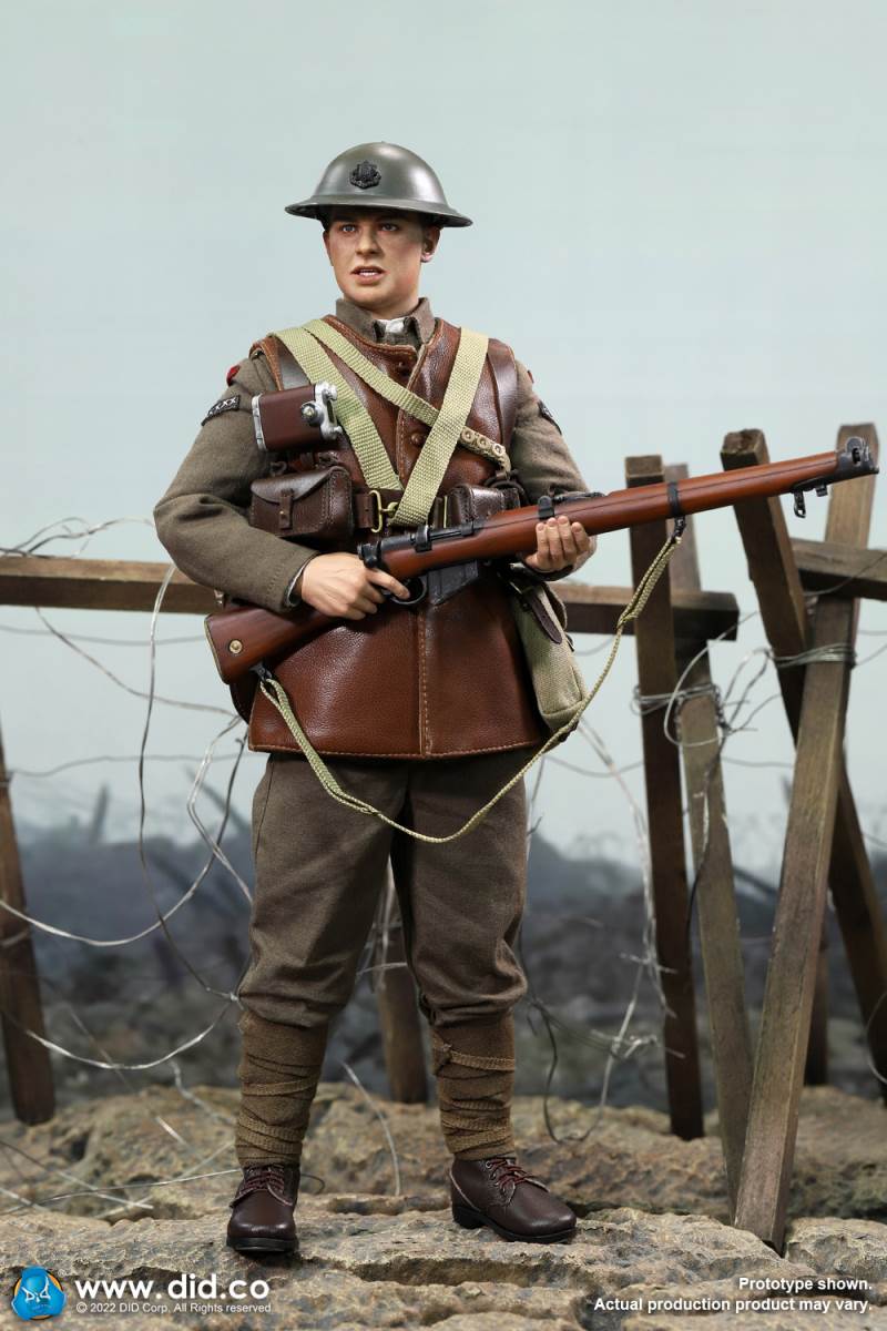 World War I British Infantry Tom & Trench Scene Set