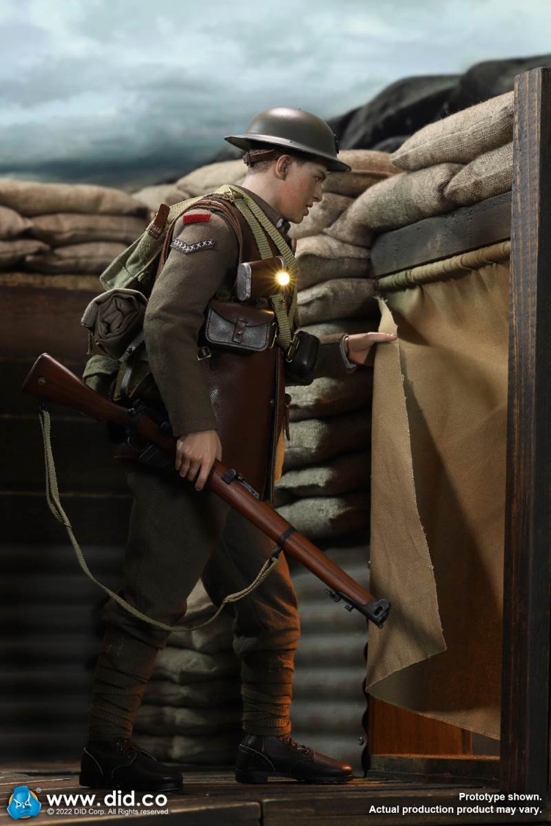 World War I British Infantry Tom & Trench Scene Set