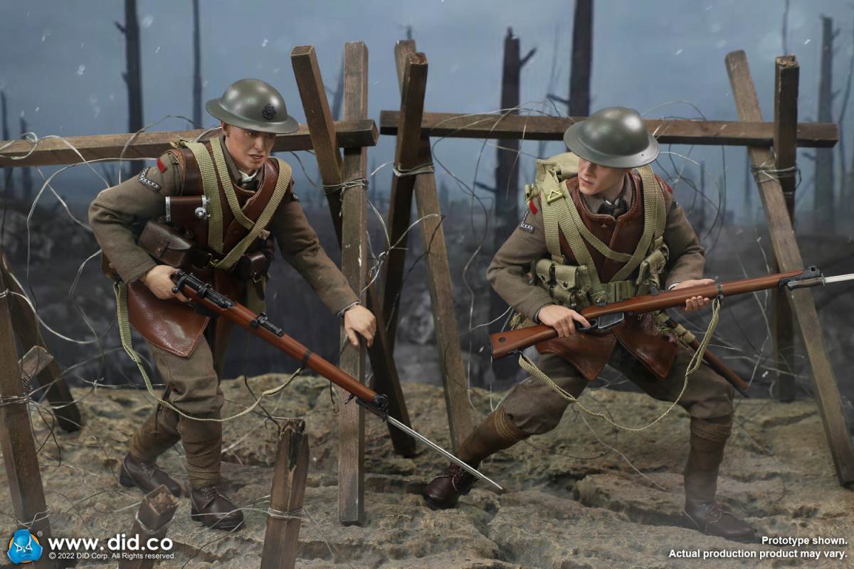 World War I British Infantry Tom & Trench Scene Set