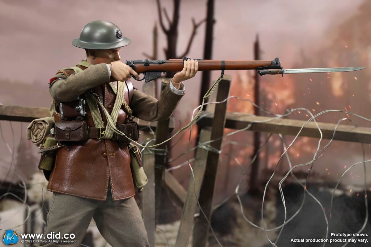 World War I British Infantry Tom & Trench Scene Set