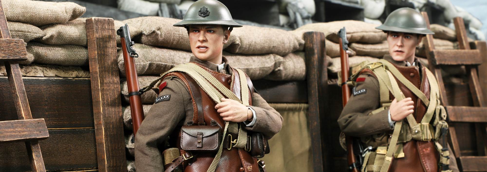 World War I British Infantry Tom & Trench Scene Set