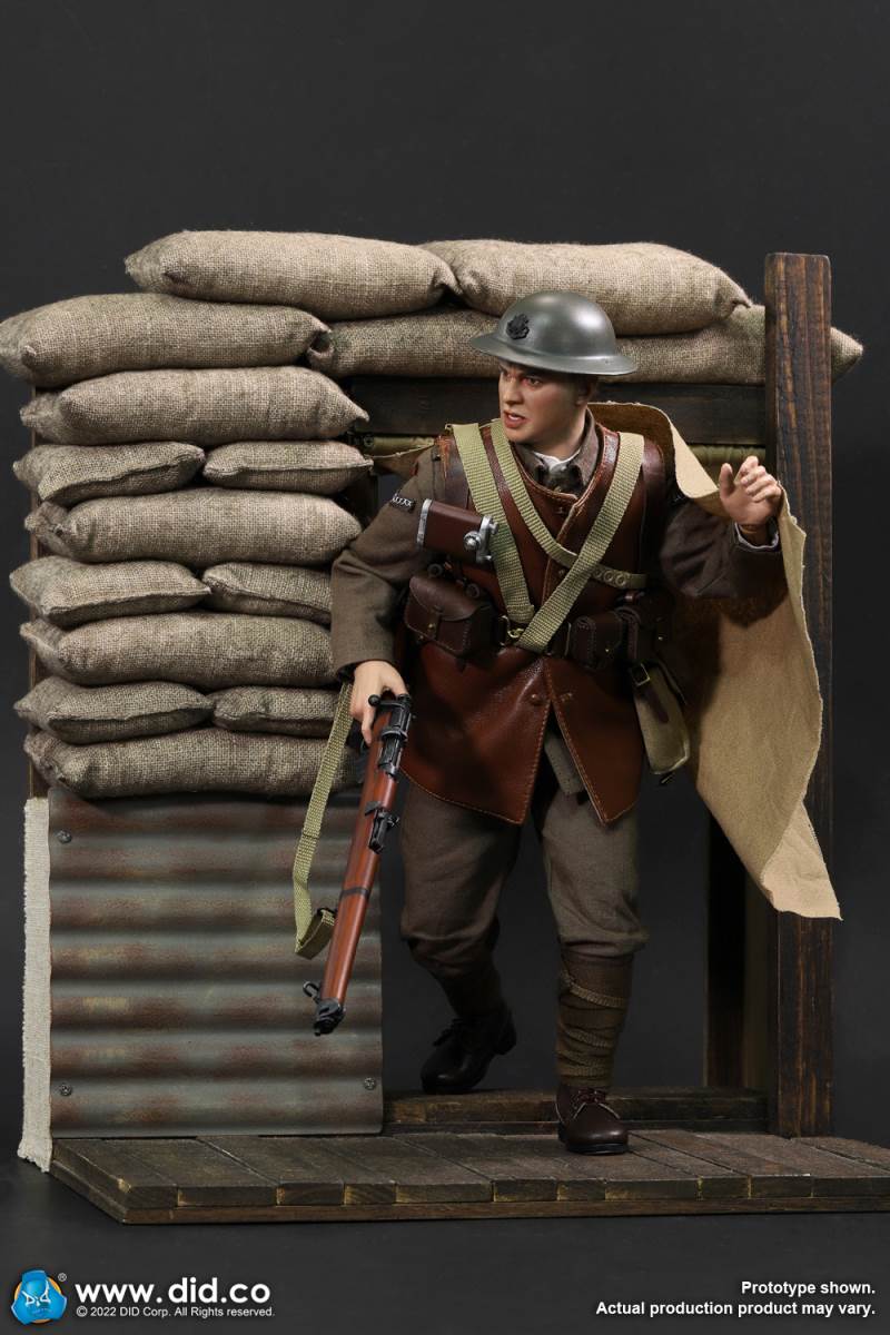 World War I British Infantry Tom & Trench Scene Set