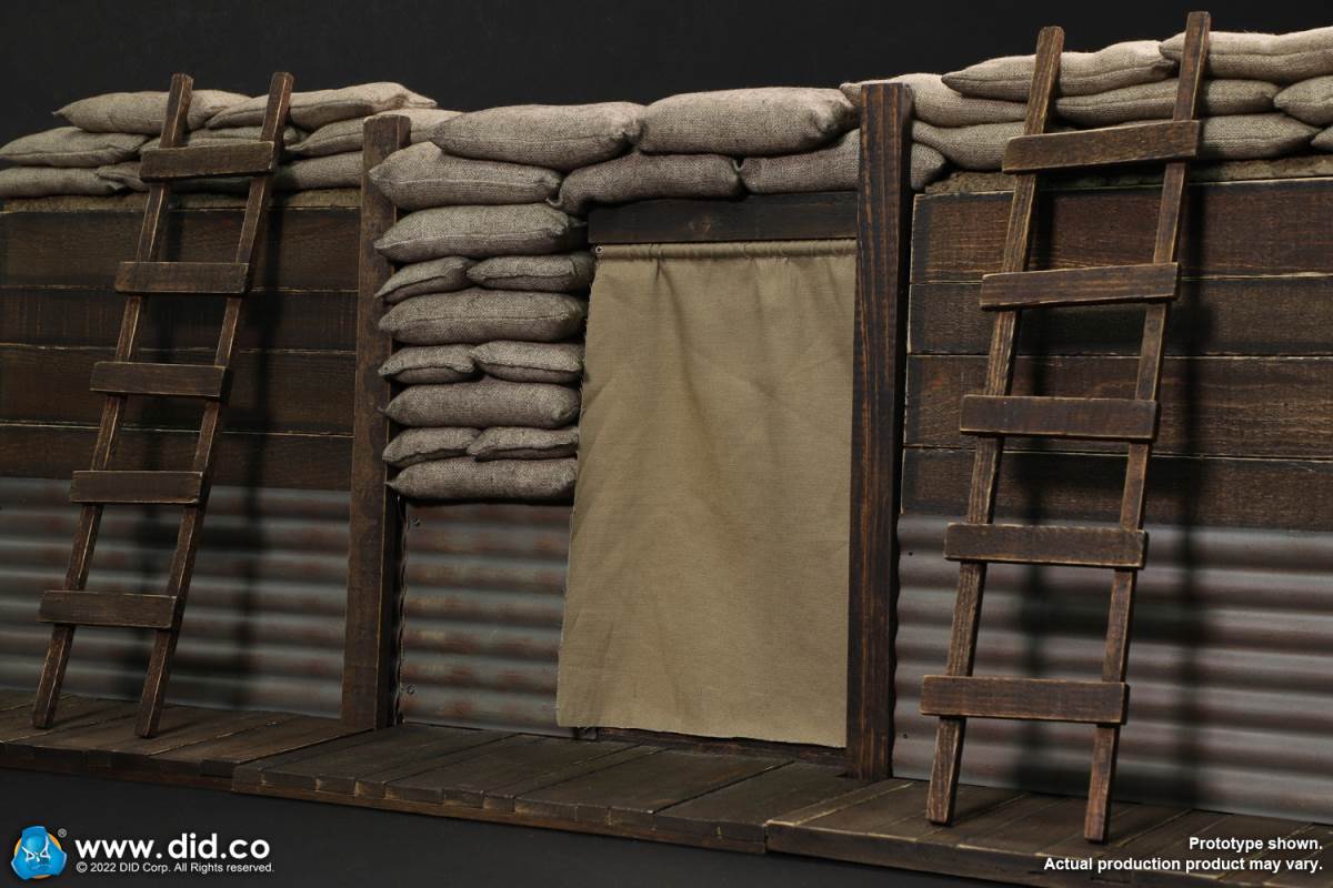 World War I British Infantry Tom & Trench Scene Set