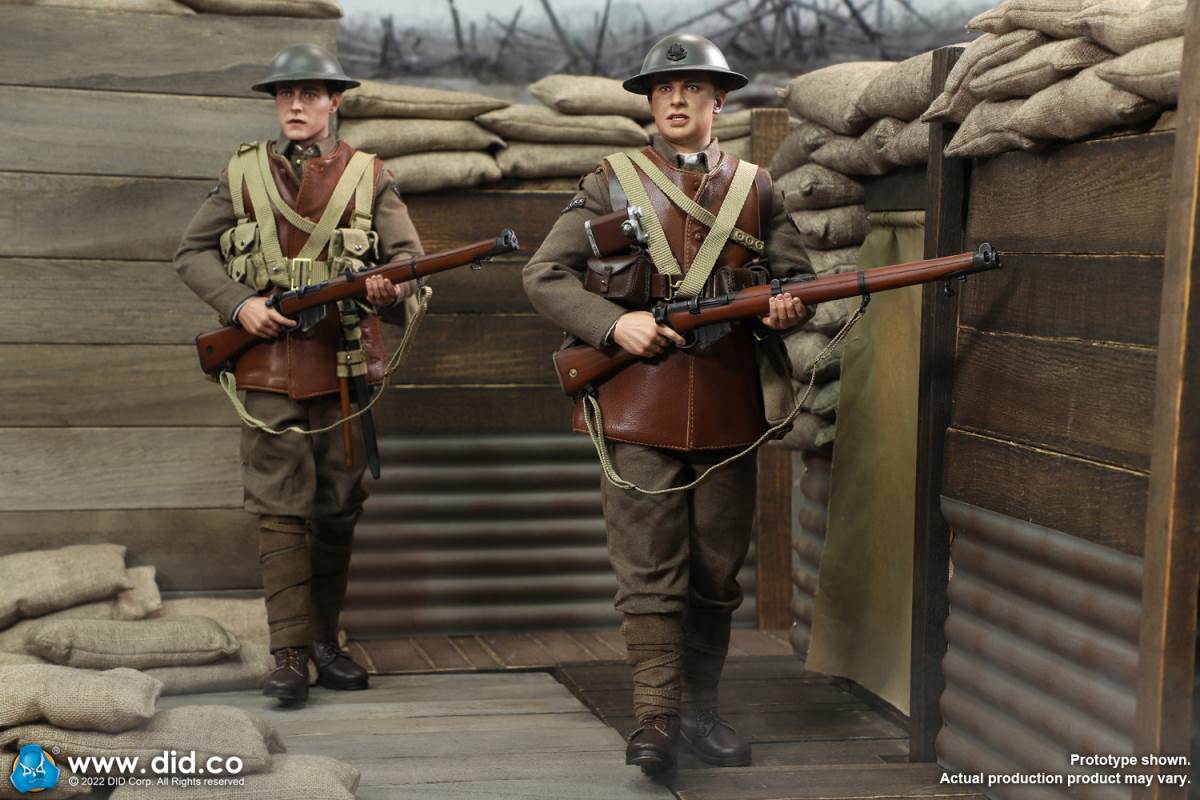 World War I British Infantry Tom & Trench Scene Set