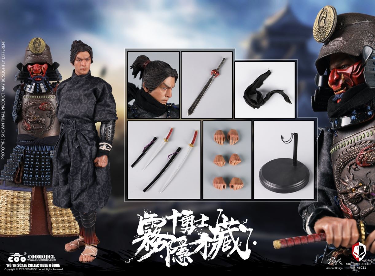 NIGHTMARE SERIES (DIECAST ALLOY)  - KIRIGAKURE SAIZO OF BRAVE TEN 1/6