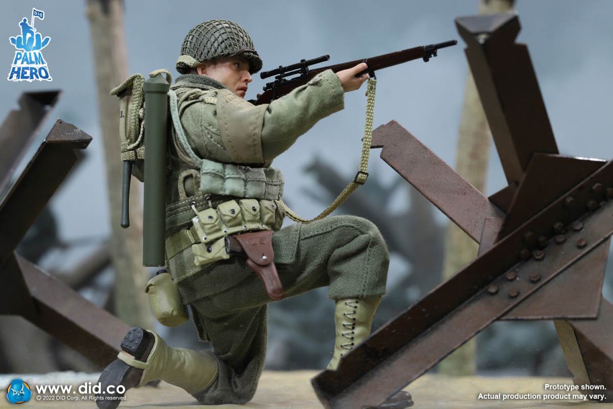 Pocket Hero - WWII US Ranger 2nd Sniper Jackson 1/12