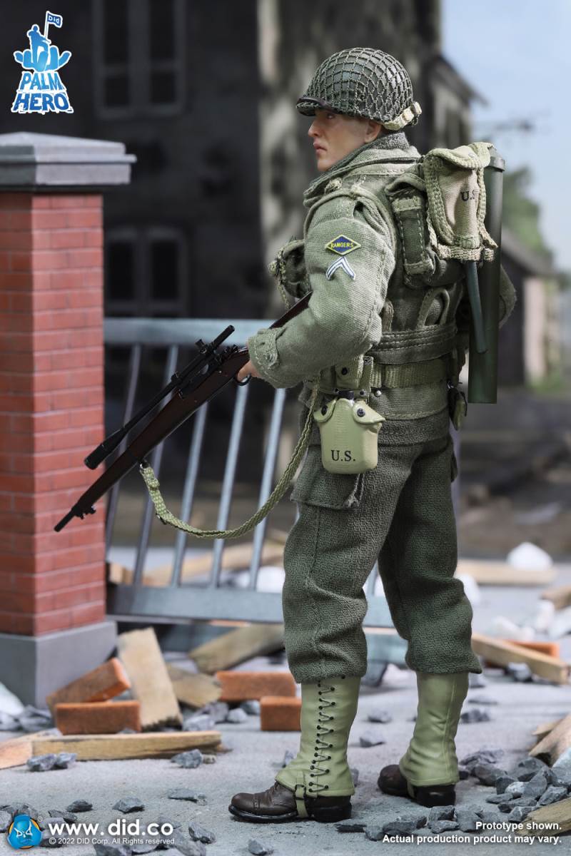 Pocket Hero - WWII US Ranger 2nd Sniper Jackson 1/12
