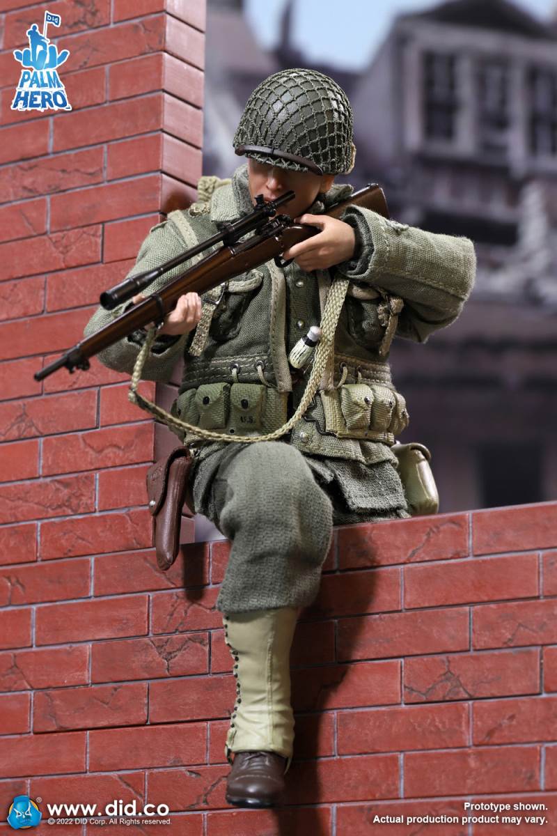 Pocket Hero - WWII US Ranger 2nd Sniper Jackson 1/12