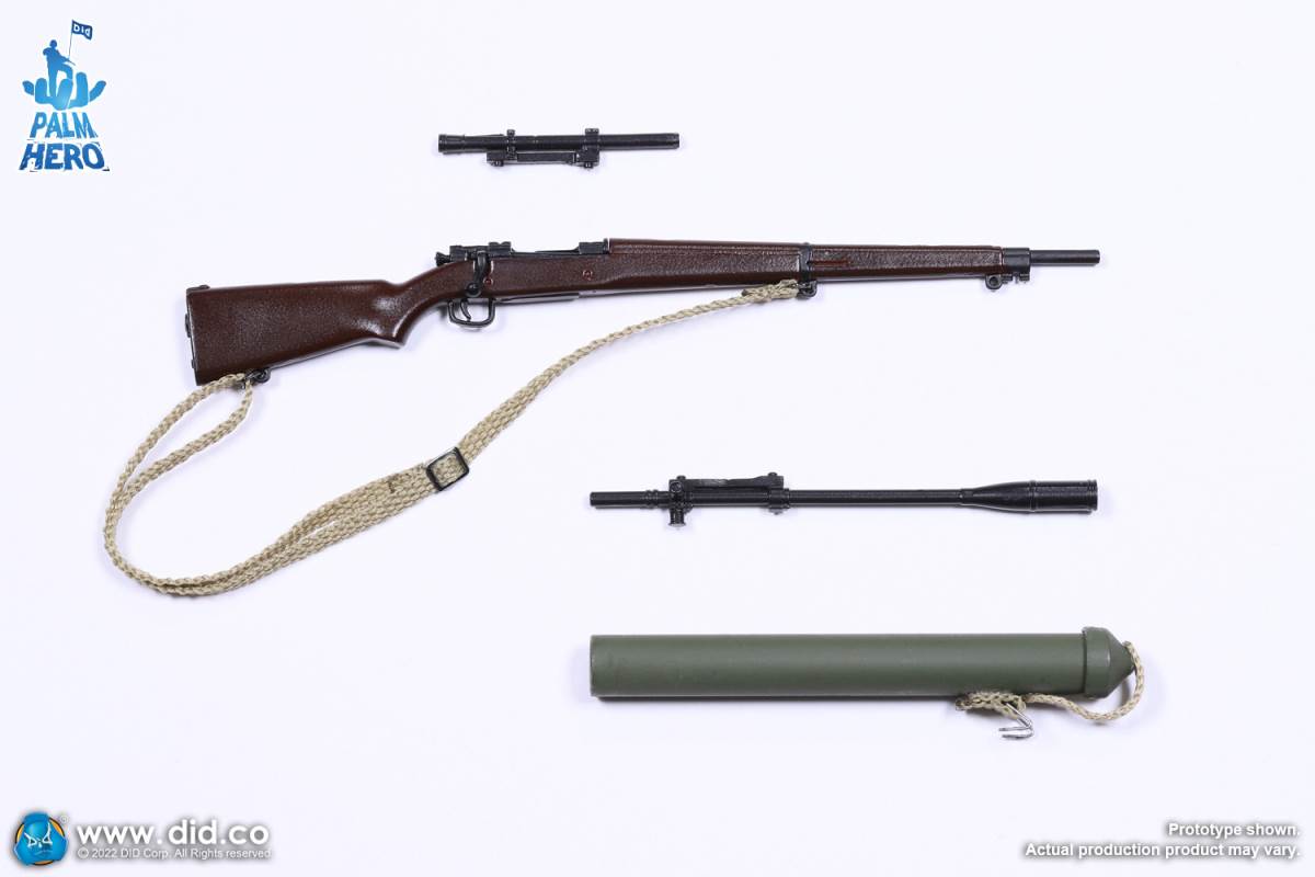 Pocket Hero - WWII US Ranger 2nd Sniper Jackson 1/12