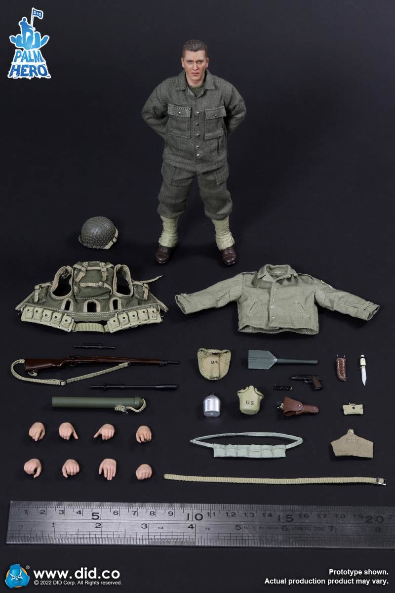 Pocket Hero - WWII US Ranger 2nd Sniper Jackson 1/12