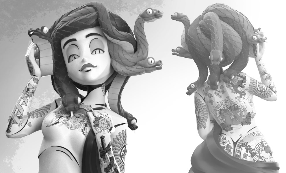 Inked Stories: Medusa (Mono Edition) ft JPK