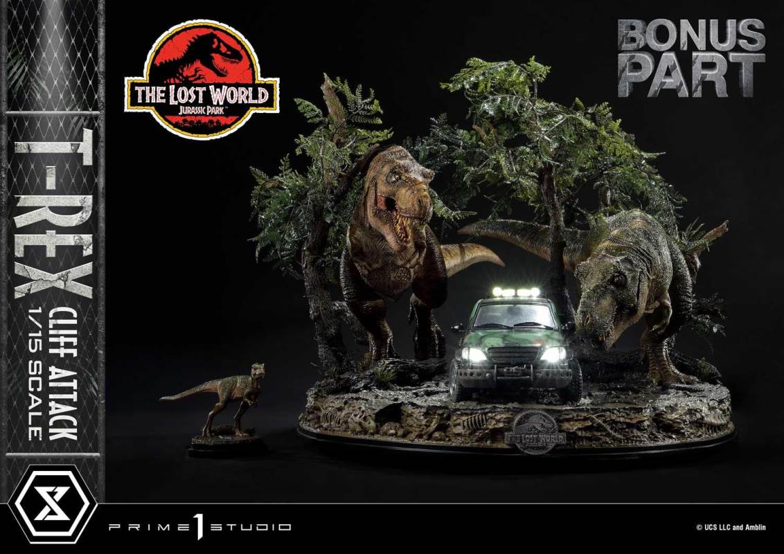 The Lost World: Jurassic Park (Film) T-Rex Cliff Attack