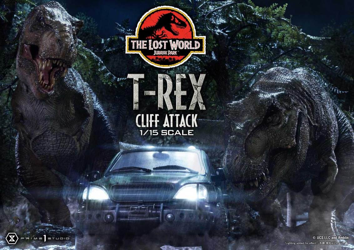 The Lost World: Jurassic Park (Film) T-Rex Cliff Attack