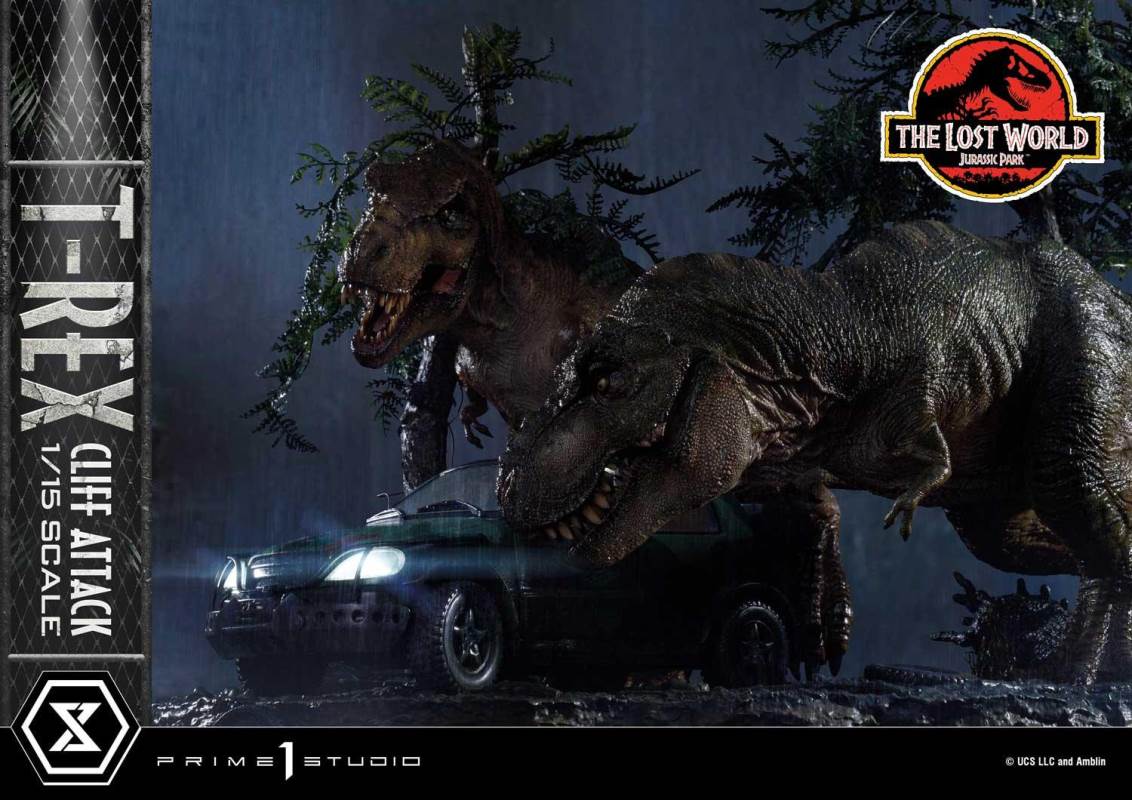The Lost World: Jurassic Park (Film) T-Rex Cliff Attack