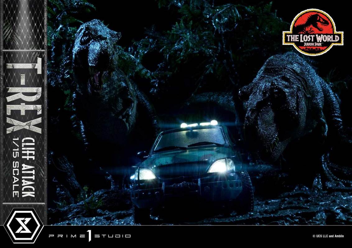 The Lost World: Jurassic Park (Film) T-Rex Cliff Attack