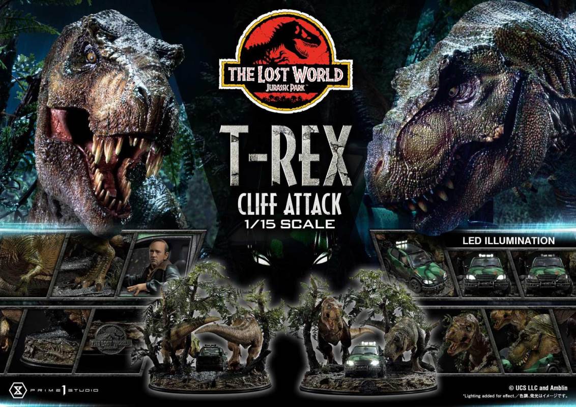 The Lost World: Jurassic Park (Film) T-Rex Cliff Attack