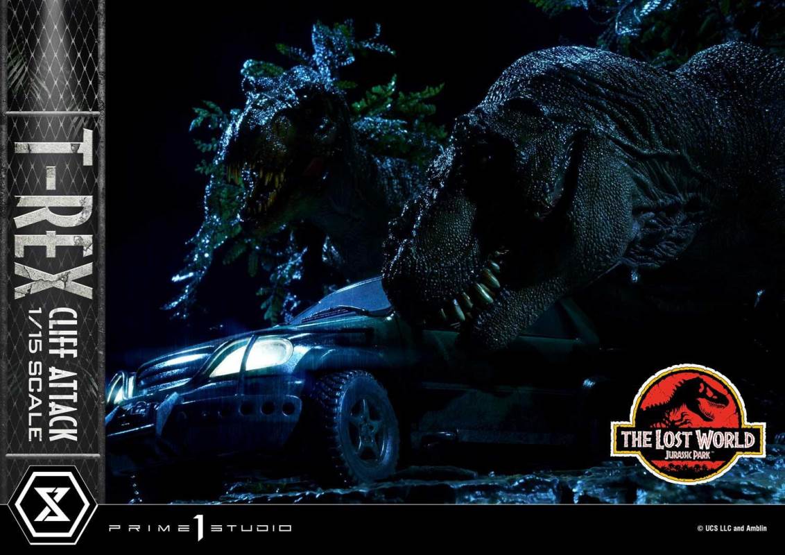 The Lost World: Jurassic Park (Film) T-Rex Cliff Attack